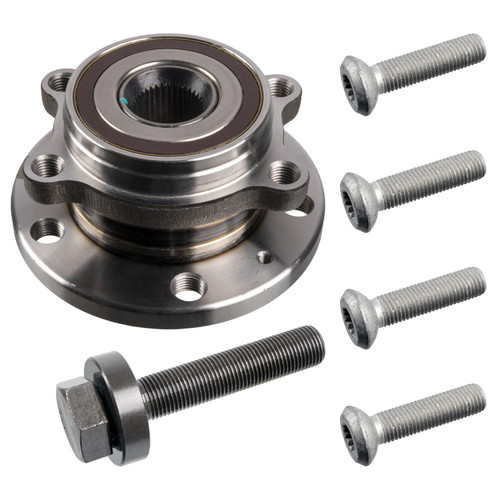 ABS Sensor Ring And Fastening Bolts Wheel Bearing Kit With Wheel Hub 27317 - front view
