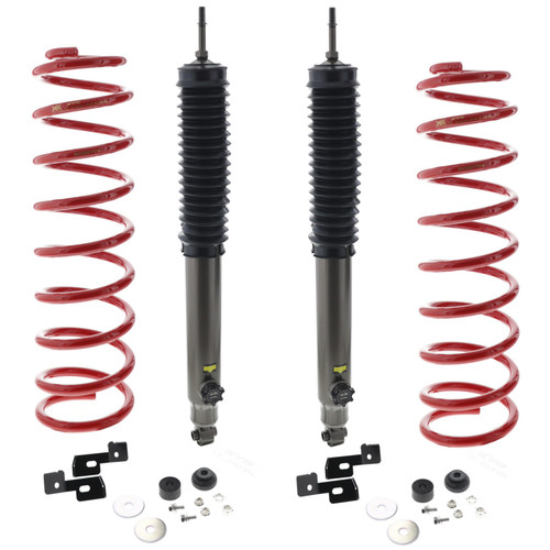 JAOS Suspension Lift Kit - (2 Boxes) Adjustable Shocks, Springs SR7002 - kit contents