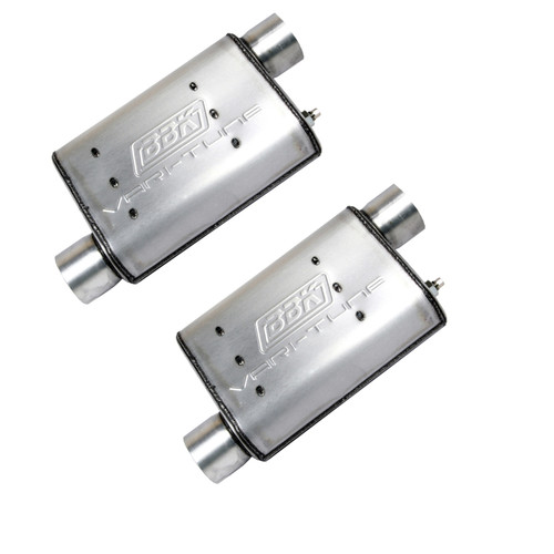 BBK Cat-Back Kit w/ Varitune Mufflers for 86-04 Mustang (Stainless Steel Tips)