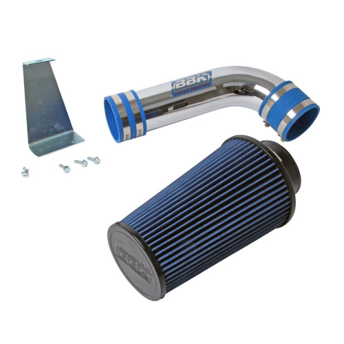 BBK Cold Air Intake Kit - Standard Style, Chrome Finish for 86-93 Mustang 5.0