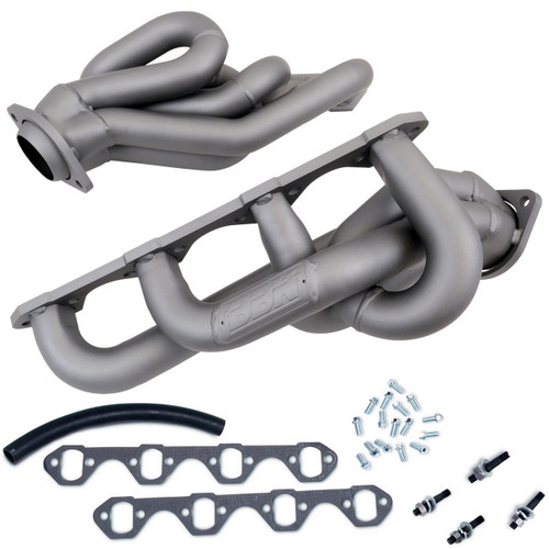 BBK Shorty Tuned Length Exhaust Headers 1-5/8 Titanium Ceramic for 86-93 Mustang 5.0