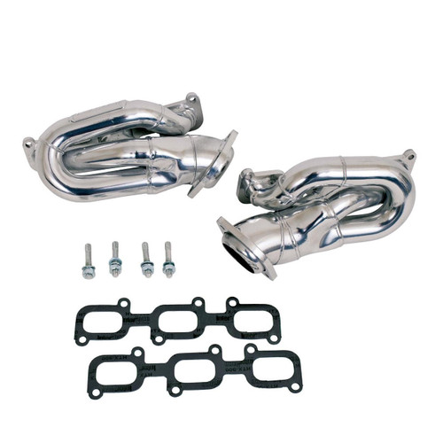 BBK Shorty Tuned Length Headers 1-5/8 Silver Ceramic for 11-15 Ford Mustang 3.7L (CARB EO 11-14 Only)