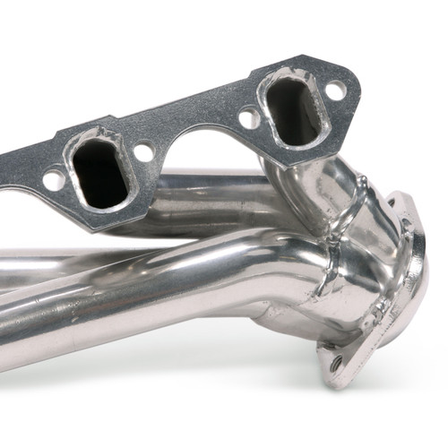 BBK Shorty Unequal Length Exhaust Headers 1-5/8 Silver Ceramic for 79-93 Mustang 5.0