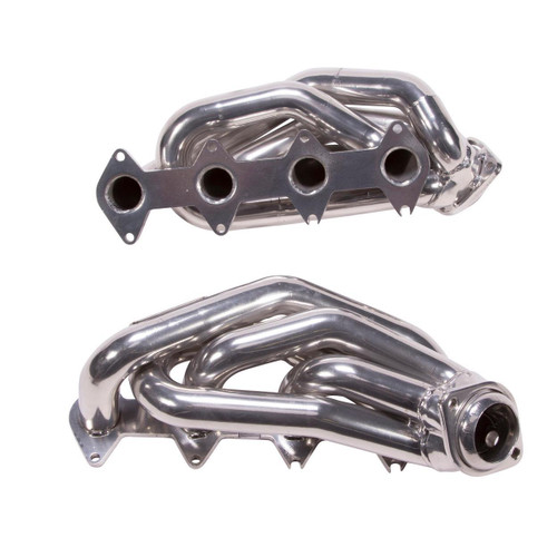 BBK Shorty Tuned Length Exhaust Headers 1-5/8 Silver Ceramic for 05-10 Mustang 4.6 GT
