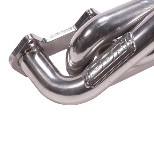 BBK Shorty Tuned Length Exhaust Headers 1-5/8 Silver Ceramic for 05-10 Mustang 4.6 GT