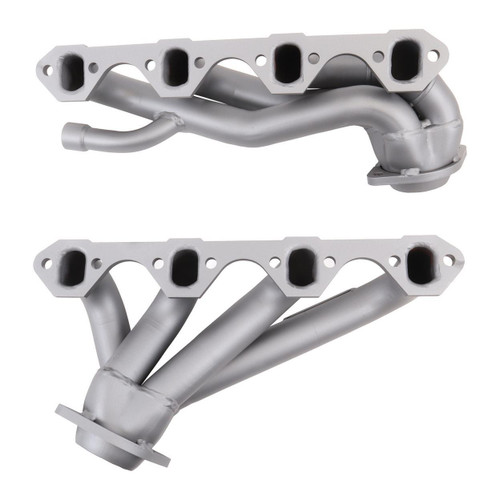 BBK Shorty Unequal Length Exhaust Headers 1-5/8 Titanium Ceramic for 87-95 Ford F150 5.8 351