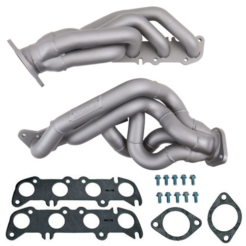 BBK Shorty Tuned Length Exhaust Headers 1-5/8 Titanium for 11-14 Mustang GT