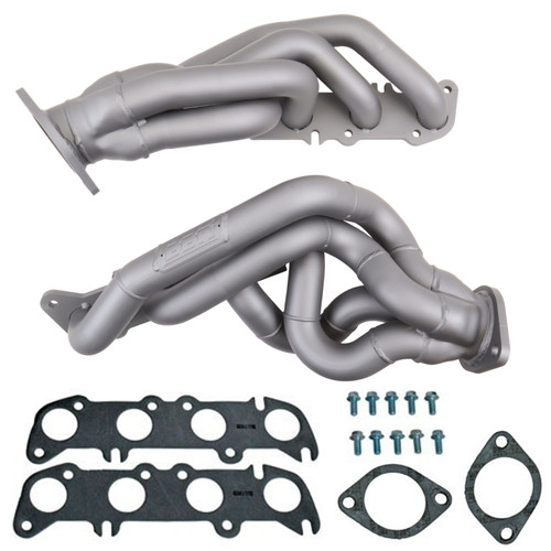BBK Shorty Tuned Length Exhaust Headers 1-5/8 Titanium for 11-14 Mustang GT