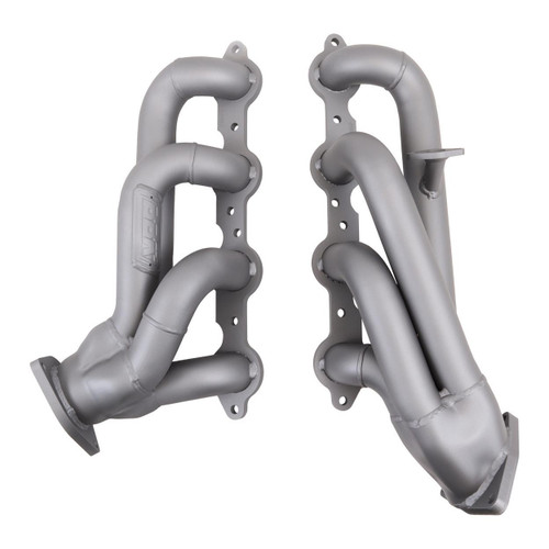 BBK Shorty Tuned Length Exhaust Headers 1-3/4 Titanium Ceramic for 99-04 GM Truck SUV 6.0