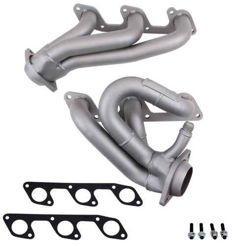BBK Shorty Tuned Length Exhaust Headers 1-5/8 Titanium Ceramic for 05-10 Mustang 4.0 V6