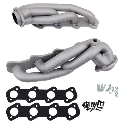 BBK Shorty Tuned Length Exhaust Headers 1-5/8 Titanium Ceramic for 99-03 Ford F Series Truck 5.4