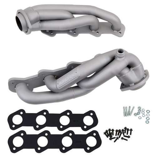 BBK Shorty Tuned Length Exhaust Headers 1-5/8 Titanium Ceramic for 99-03 Ford F Series Truck 5.4