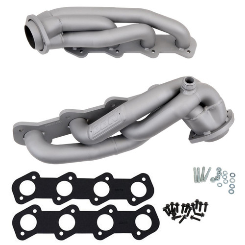 BBK Shorty Tuned Length Exhaust Headers 1-5/8 Titanium Ceramic for 99-03 Ford F Series Truck 5.4