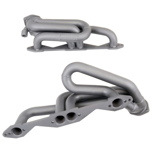 BBK Shorty Tuned Length Exhaust Headers 1-5/8 Titanium Ceramic for 96-98 GM Truck SUV 5.0 5.7