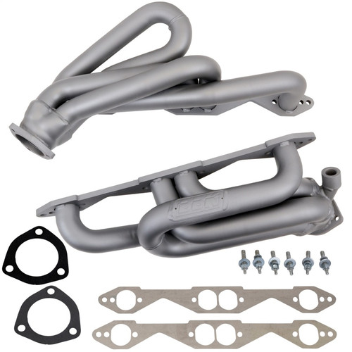 BBK Shorty Tuned Length Exhaust Headers 1-5/8 Titanium Ceramic for 96-98 GM Truck SUV 5.0 5.7