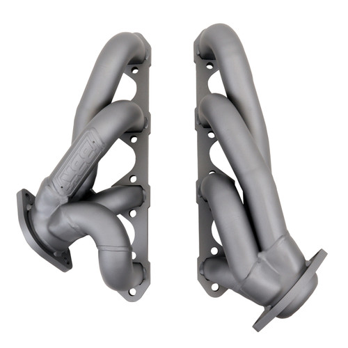 BBK Shorty Unequal Length Exhaust Headers 1-5/8 Titanium Ceramic for 87-95 Ford F150 5.0 302