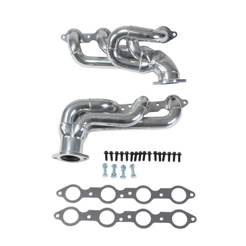 BBK Shorty Tuned Length Exhaust Headers 1-3/4 Silver Ceramic for 10-15 Camaro LS3 L99