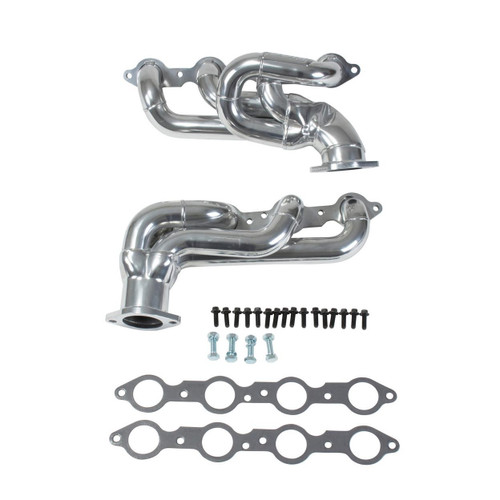 BBK Shorty Tuned Length Exhaust Headers 1-3/4 Silver Ceramic for 10-15 Camaro LS3 L99