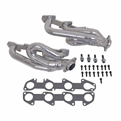 BBK Shorty Tuned Length Exhaust Headers 1-3/4 Silver Ceramic for 04-08 Dodge Ram 5.7 Hemi