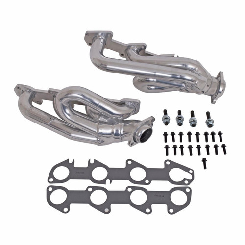 BBK Shorty Tuned Length Exhaust Headers 1-3/4 Silver Ceramic for 04-08 Dodge Ram 5.7 Hemi