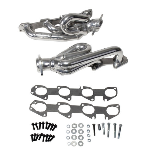 BBK Shorty Tuned Length Exhaust Headers 1-3/4 Silver Ceramic for 09-18 Dodge Ram 5.7L Hemi