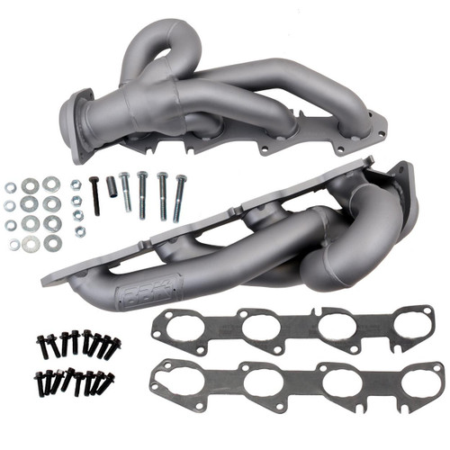 BBK Shorty Tuned Length Exhaust Headers 1-3/4 Titanium Ceramic for 09-18 Dodge Ram 5.7L Hemi