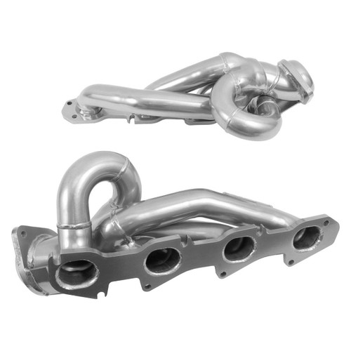 BBK Shorty Tuned Exhaust Headers 1-3/4in Silver Ceramic for 19-23 Dodge Ram 1500 5.7L (Ex. MegaCab)