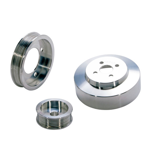 BBK Underdrive Pulley Kit Lightweight CNC Billet Aluminum (3pc) for 94-95 Mustang 5.0