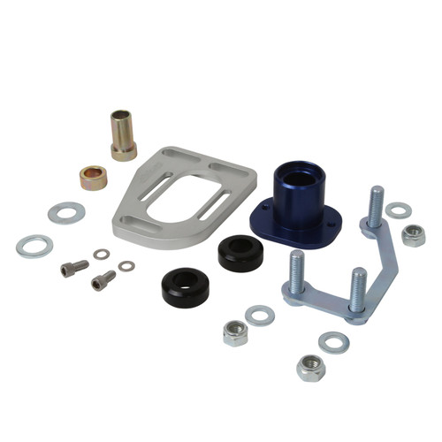 BBK Caster Camber Plate Kit Silver Anodized Finish for 79-93 Mustang