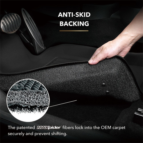 3D MAXpider Black Kagu Floor Mat for 2023+ Volvo C40 Recharge R1