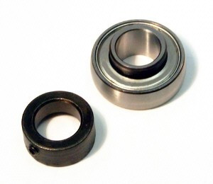 Adapter Bearing Rubber Seals Locking Collar Nylon Retainer RA014-RRB 2.0472" RA014-RRB