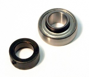 Adapter Bearing Rubber Seals Locking Collar Nylon Retainer RA115-RRB2 3.543" RA115-RRB2