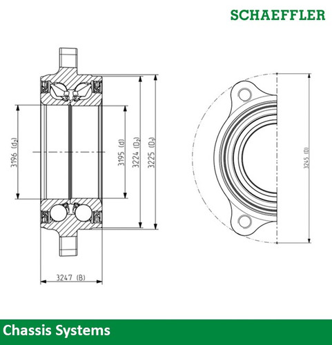 Wheel Bearing - Generation 2D 102451 - diagram