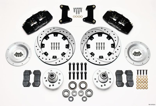 Dynapro 6 Front Hub Kit 12.19in Drilled for 74-80 Pinto/Mustang II Disc Spindle