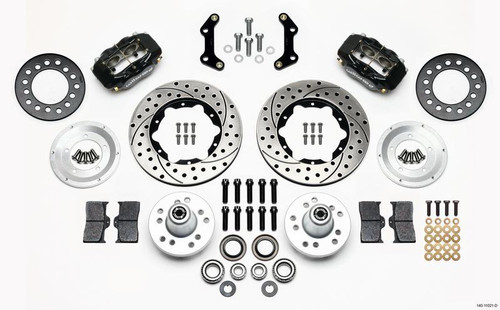 Wilwood Forged Dynalite Front Kit 11.00in Drilled for 70-72 CDP B & E Body-Disc