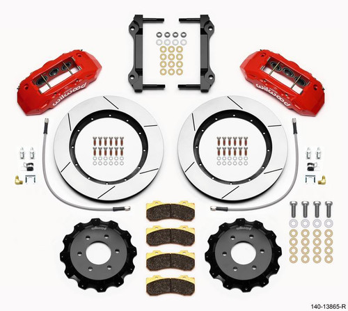 Wilwood TX6R Front Kit 15.50in Red for 2010-Up Ford F150 (6 lug)