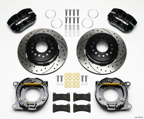 Dynapro Low-Profile 11.00in P-Brake Kit Drilled for Impala 59-64/Corvette