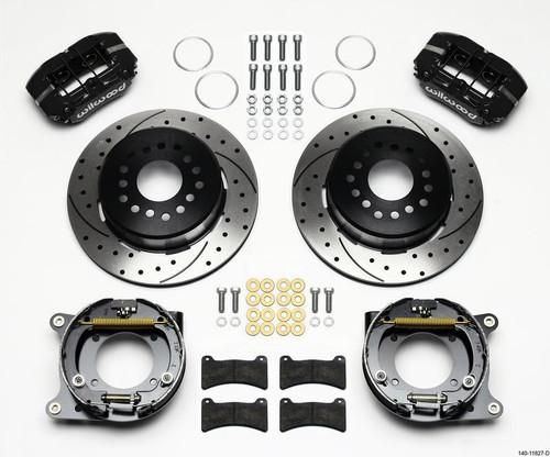 Dynapro Low-Profile 11.00in P-Brake Kit Drilled for Impala 59-64/Corvette