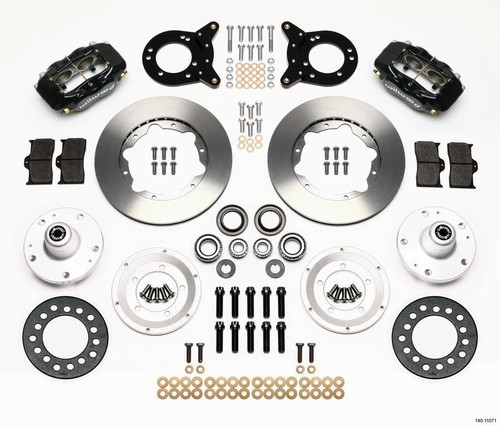 Forged Dynalite Front Kit 11.00in for 1965-1969 Mustang Disc & Drum Spindle