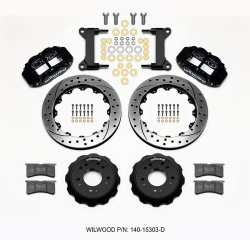 Narrow Superlite 6R Front Hat Kit 13.06 Drilled for 63-87 C10 w/ Pro