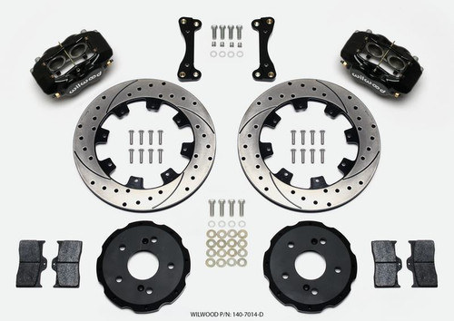 Wilwood Forged Dynalite Front Hat Kit 12.19in Drilled for 02-06 Acura RSX-5 Lug