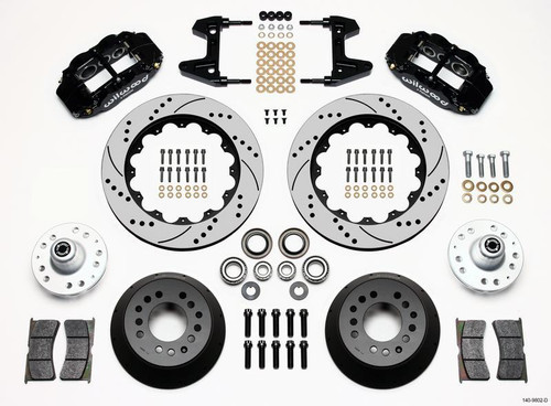 Narrow Superlite 6R Front Hub Kit 14.00in Drilled for 74-80 Pinto/Mustang II