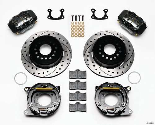 Wilwood Forged Dynalite P/S Park Brake Kit Drilled for Small Ford 2.50in Offset