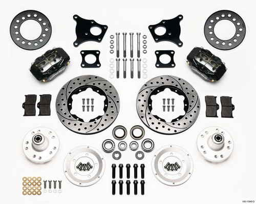 Forged Dynalite Front Kit 11.00in Drilled for AMC 71-76 OE Disc w/o Bendix