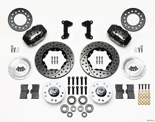 Wilwood Forged Dynalite Front Kit 11.00in Drilled for 74-80 Pinto/Mustang II