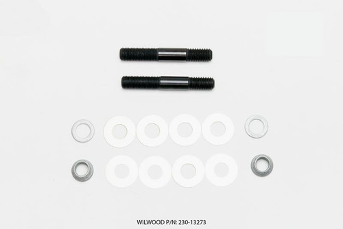Bolt Kit Radial Mount Bracket Studs Washers Nuts 2.50in OAL 12.88 - 13.06in