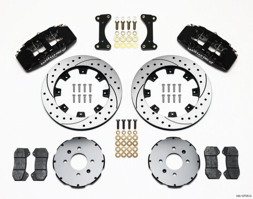 Dynapro 6 Front Hat Kit 12.19in Drilled for 94-01 Honda/Acura w/262mm Disc Dynapro 6 Front Hat Kit 12.19in Drilled for 94-01 Honda/Acura w/262mm Disc