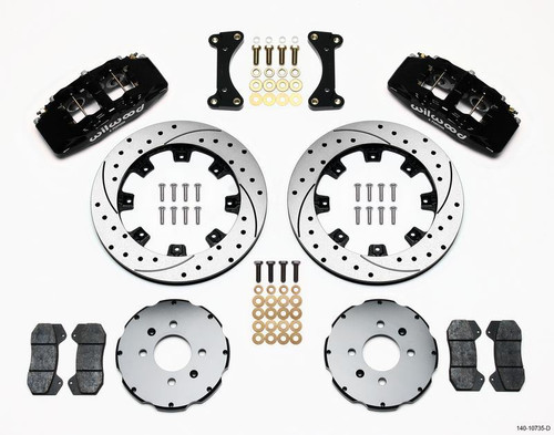 Dynapro 6 Front Hat Kit 12.19in Drilled for 94-01 Honda/Acura w/262mm Disc