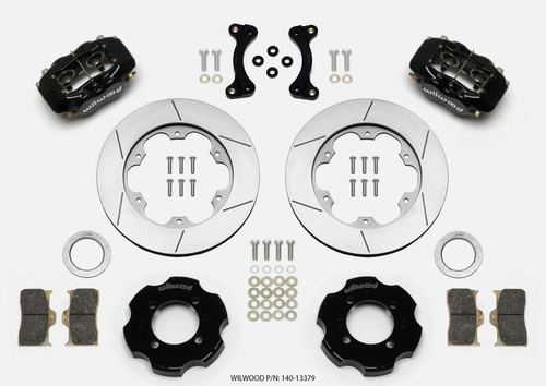 Wilwood Forged Dynalite Front Hat Kit 11.00in GT Rotor for 95-05 Miata