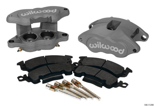 Wilwood D52 Front Caliper Kit - Black Ano 2.00 / 2.00in Piston 1.28in Rotor